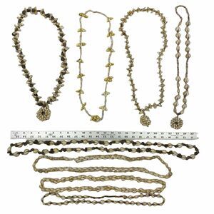 Shell Necklace Chunky Seashell Cluster Beaded Ethnic Boho Fashion Ocean LOT‎